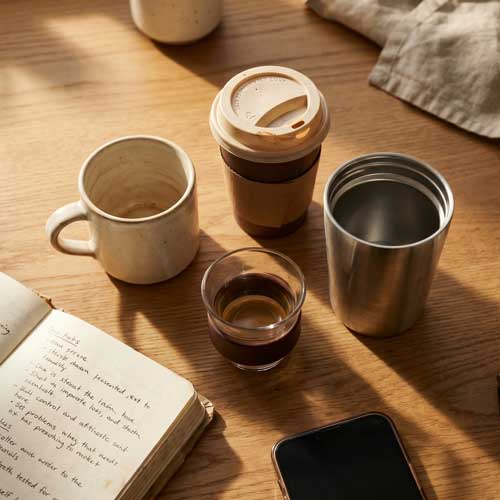 cups of empty coffee